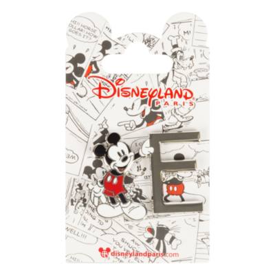 Disneyland Paris Mickey Mouse 'E' Letter Pin