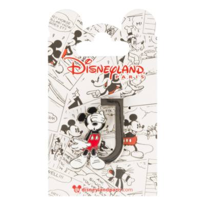Disneyland Paris Mickey Mouse 'J' Letter Pin
