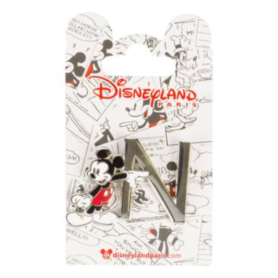 Disneyland Paris Mickey Mouse 'N' Letter Pin