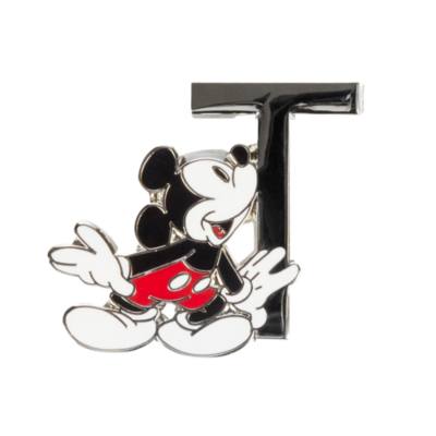 Disneyland Paris Mickey Mouse 'T' Letter Pin