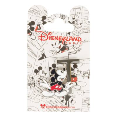 Disneyland Paris Mickey Mouse 'T' Letter Pin