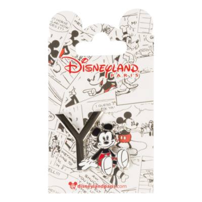 Disneyland Paris Mickey Mouse 'Y' Letter Pin