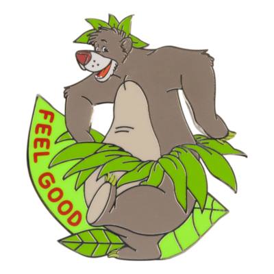 Disneyland Baloo Message Pin, The Jungle Book