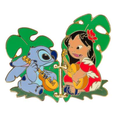 Disneyland Paris Lilo And Stitch Best Friends Postcard Pin