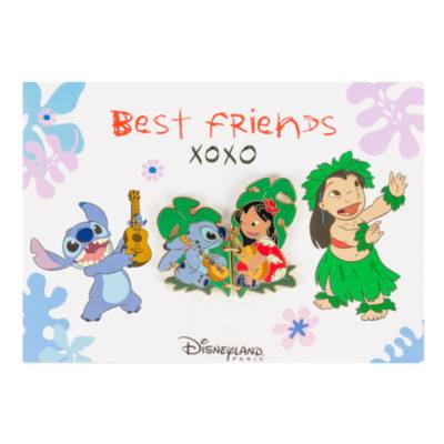 Disneyland Paris Lilo And Stitch Best Friends Postcard Pin