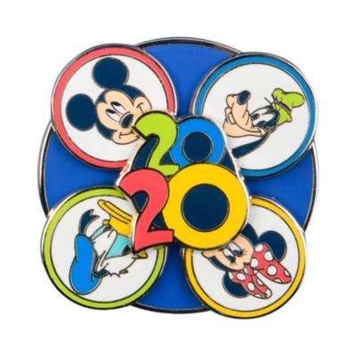 Disneyland Paris Mickey and Friends 2020 Spinning Pin