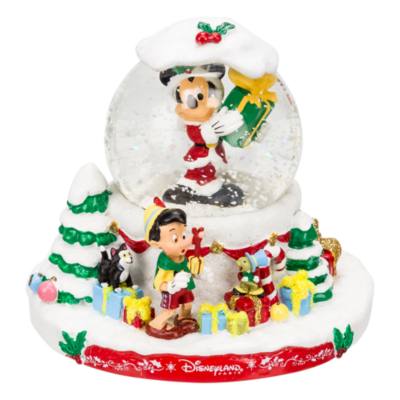 Disneyland Paris Mickey and Friends Christmas Snow Globe