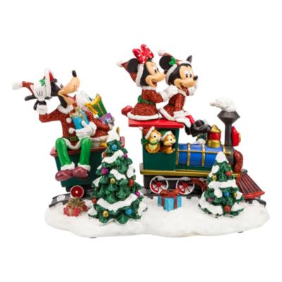 Disneyland Paris Mickey and Friends Christmas Train Figurine