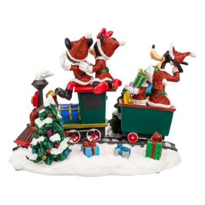 Disneyland Paris Mickey and Friends Christmas Train Figurine