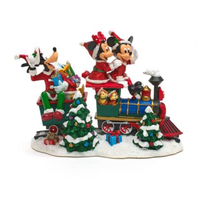 Disneyland Paris Mickey and Friends Christmas Train Figurine