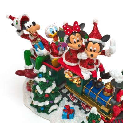 Disneyland Paris Mickey and Friends Christmas Train Figurine