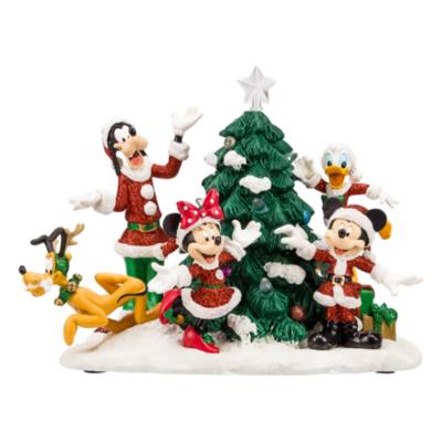 Disneyland Paris Mickey and Friends Christmas Tree Light-Up Figurine