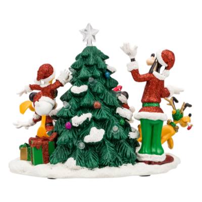 Disneyland Paris Mickey and Friends Christmas Tree Light-Up Figurine