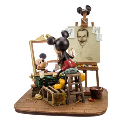Disneyland Paris Mickey Mouse and Walt Disney Figurine