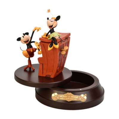 Disneyland Paris Mickey And Minnie Mouse 90th Anniversary Music Box