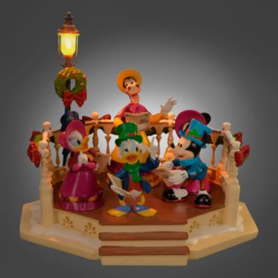 Disneyland Paris Mickey's Christmas Carol Musical Light-Up Figurine
