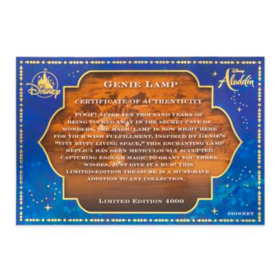 Disney Store Aladdin Limited Edition Lamp