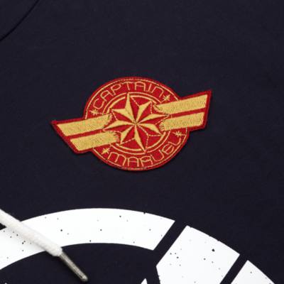 Disney Store Captain Marvel Hooded Sweatshirt For Adults