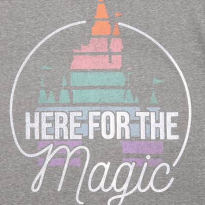 Disney Parks - Fantasyland Schloss - Here for the Magic - T-Shirt f&uuml;r Damen