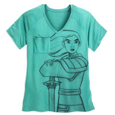 Camiseta El arte de Mul&aacute;n para mujer, Disney Store