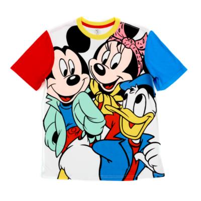 Disney Store Mickey, Minnie and Donald T-Shirt For Adults