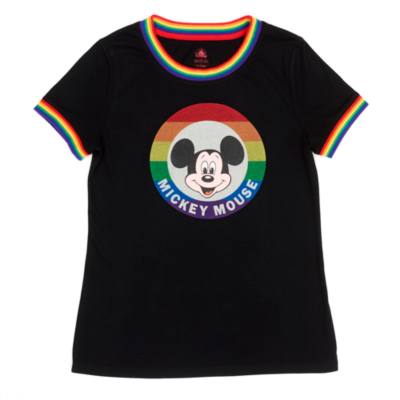Disney Store T Shirt Mickey Pour Femmes Rainbow Disney