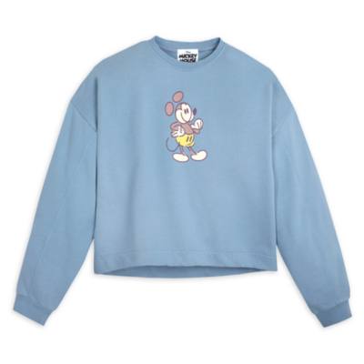 Felpa donna Topolino Genuine Mousewear blu Disney Store