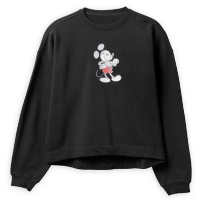 Disney Store Mickey Mouse Genuine Mousewear Ladies' Black Sweatshirt