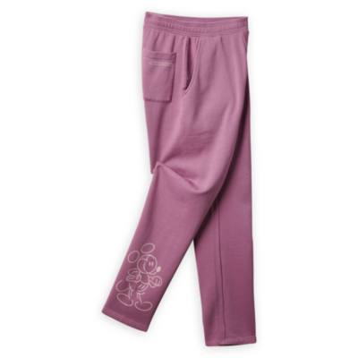 Disney Store Pantalon de jogging Mickey Genuine Mousewear mauve pour femmes