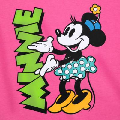 Camiseta rosa Minnie Mouse para mujer, Disney Store