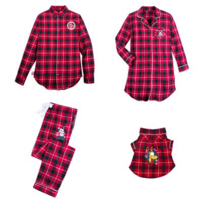 Disney Store Walt's Holiday Lodge Adults' Nightwear and Pets Collection