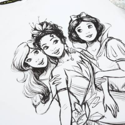 Disney Store - Disney Prinzessinnen - T-Shirt f&uuml;r Damen