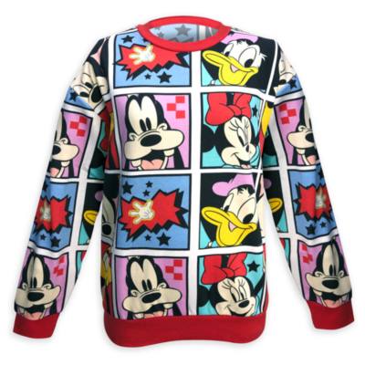 Mickey and Friends Print Sweatshirt For Adults