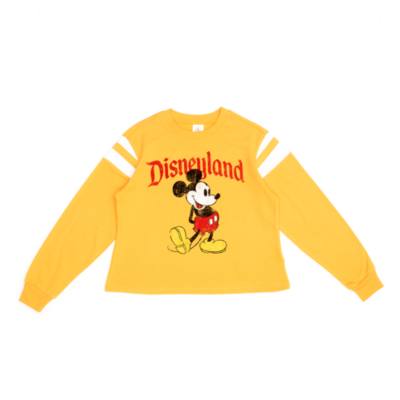 Disneyland Mickey Mouse Yellow Ladies' Sweatshirt