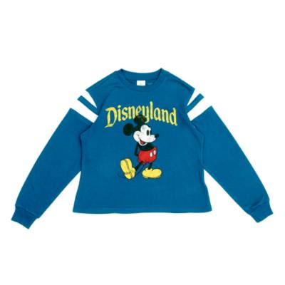 Disneyland Mickey Mouse Blue Ladies' Sweatshirt