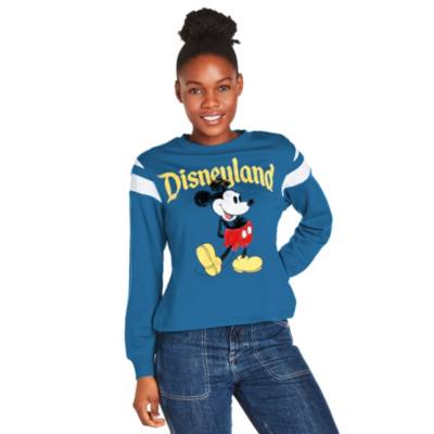 Disneyland Mickey Mouse Blue Ladies' Sweatshirt