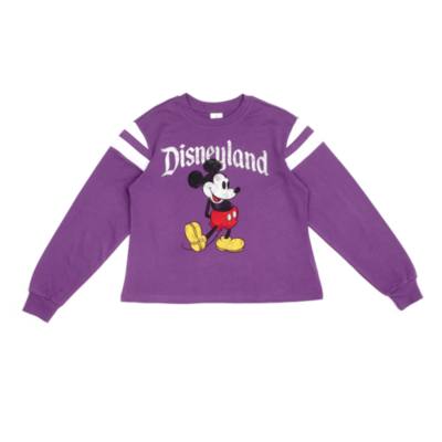 Disneyland Mickey Mouse Purple Ladies' Sweatshirt