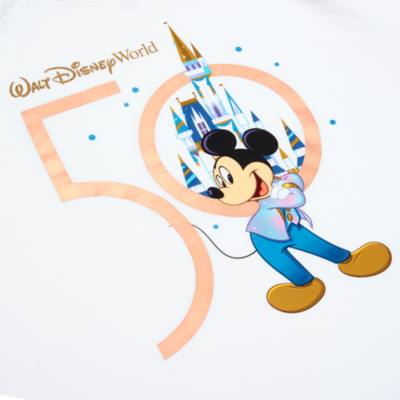 Walt Disney World camiseta manga larga 50.&ordm; aniversario Mickey Mouse para adultos