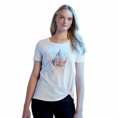 Camiseta castillo de Fantasyland 50.&ordm; aniversario para mujer, Walt Disney World