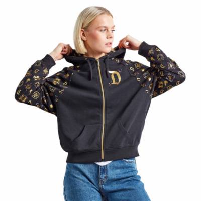 Disneyland Resort Castle Black Hooded Sweatshirt For Adults