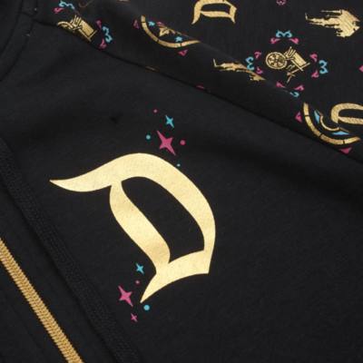 Disneyland Resort Castle Black Hooded Sweatshirt For Adults