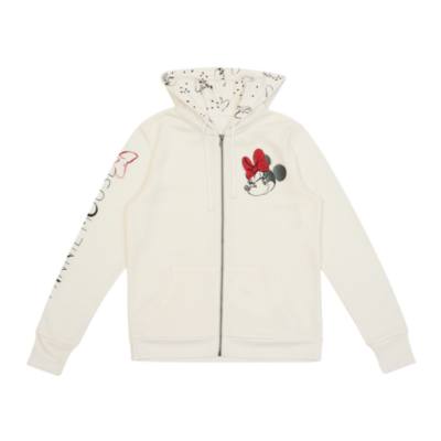 Disney Store Minnie Mouse Ladies Hooded Sweatshirt Disney Outlet UK