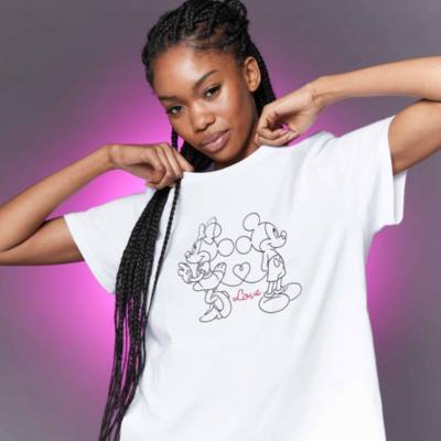 Disney Store T-Shirt Mickey et Minnie amoureux pour femmes
