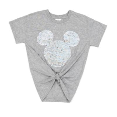 Disney Store Mickey Mouse Reversible Sequin Ladies' T-Shirt