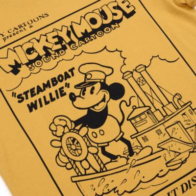 Disney Store Steamboat Willie T-Shirt For Adults