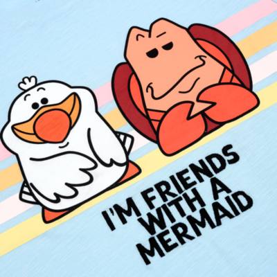 Disney Store Sebastian and Scuttle T-Shirt For Adults