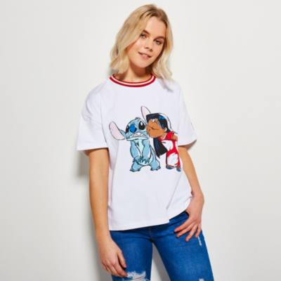 Camiseta para mujer Lilo y Stitch,