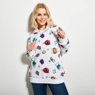 Felpa con cappuccio adulti Avengers stile bozzetto Disney Store