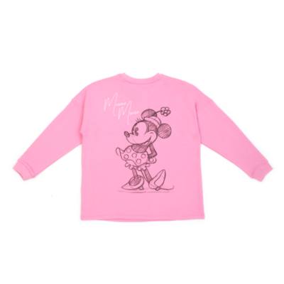 Disney Store Minnie Mouse Pink Ladies' Sweatshirt