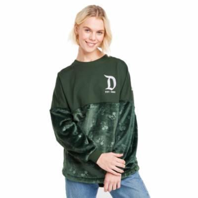 Disneyland Resort - Micky Maus - Gr&uuml;nes Sherpa Spirit Jersey f&uuml;r Erwachsene